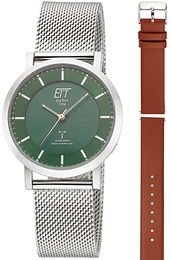 ETT Eco Tech Time Atacama Grøn/Stål Ø36 mm ELS-11618-81MS