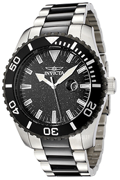 Invicta II Sort/Stål Ø47 mm 0107