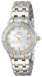 Invicta II Hvid/Gul guldtonet stål Ø33 mm 0267