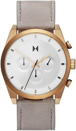MVMT Hvid/Læder Ø44 mm 28000043-D