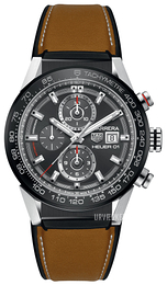 TAG Heuer Carrera Sort/Gummi Ø43 mm CAR201W.FT6122