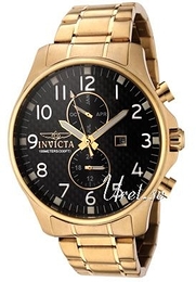 Invicta II Sort/Stål Ø50 mm 0382