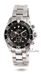 Invicta II Sort/Stål Ø40 mm 2923