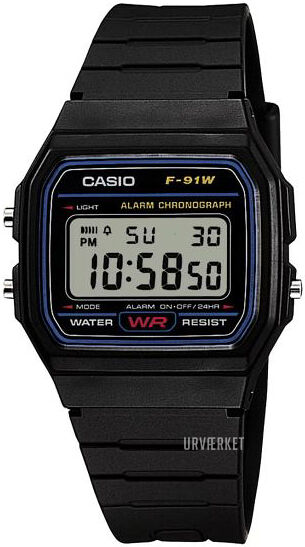 Casio F-91W-1YEG Youth Ø33mm